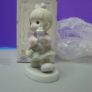 PRECIOUS MOMENTS "OUR CLUB IS SODA-LICIOUS" 1996 MEMBERS ONLY FIGURINE #PM962
